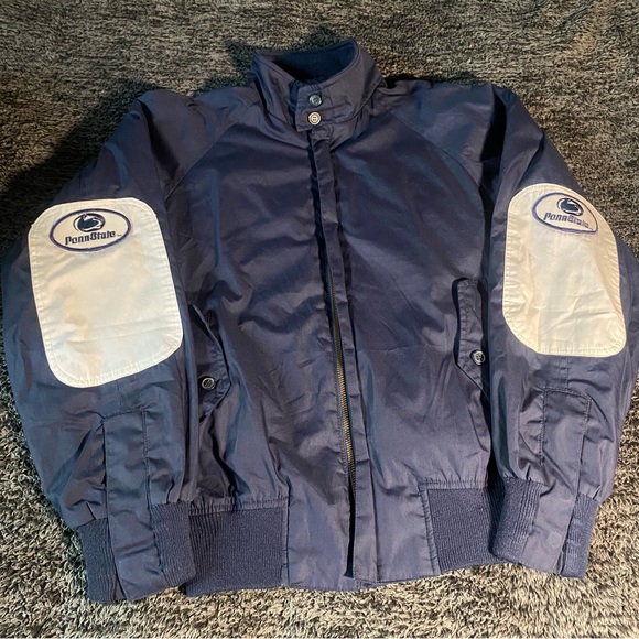 Vintage Other - Vintage 90s Penn State University Full Zip Bomber Jacket